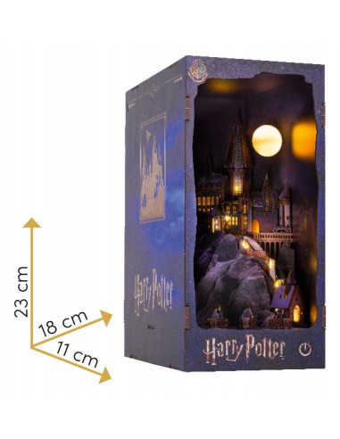 Harry Potter Tiny Adventures Book Nook Mini Diorama Hogwarts Castle 18 cm