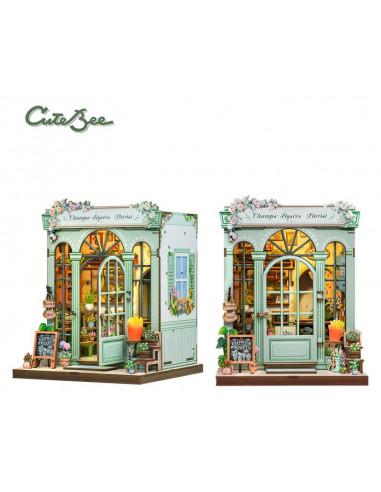 Miniature House Model Kit Champs-Élysées Florist 18 x 16 cm