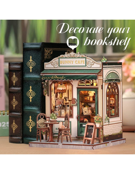 Miniature House Model Kit Sunny Cafe 20 x 16 cm