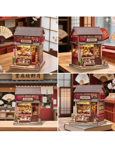 Miniature House Model Kit Tsukino Eogi-dou 19 x 14 cm