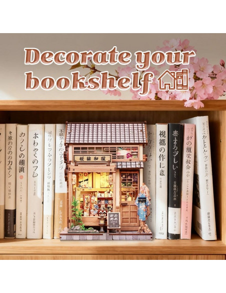 Miniature House Model Kit Sakura O Kimono Shop 19 x 14 cm