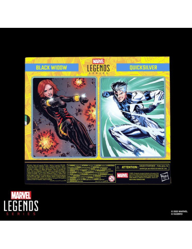 Avengers Marvel Legends Action Figure 2-Pack Black Widow & Quicksilver 15 cm