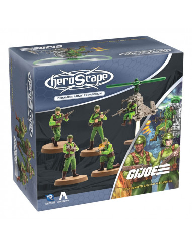G.I.Joe Heroscape Army Expansion Greenshirts & Battle Copter (Common) *English Version*