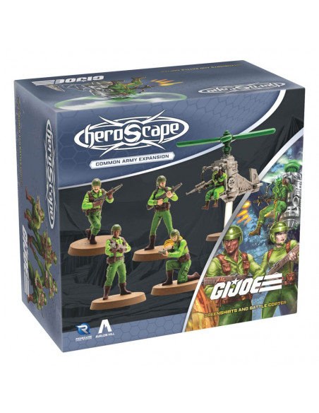 G.I.Joe Heroscape Army Expansion Greenshirts & Battle Copter (Common) *English Version*