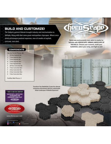 Heroscape Terrain Expansion The Urban Landscape of Valhalla *English Version*