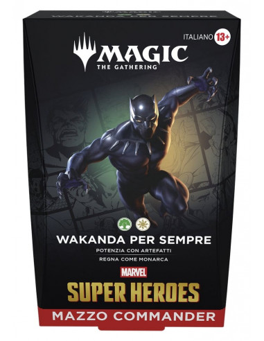 Magic the Gathering Marvel Super Heroes Commander Decks Case (4) italian