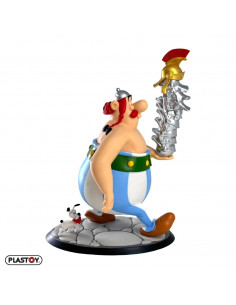 ASTERIX OBELIX STACK OF HELMETS AND DOGMATIX FIGURE 2