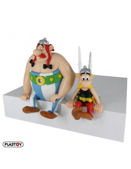 ASTERIX & OBELIX SEATED FIGURES