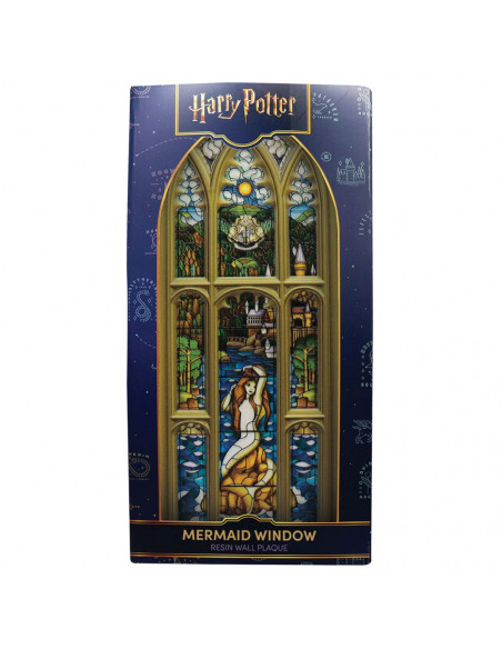 Harry Potter Resin Plaque Mermaid Stained Glass Window