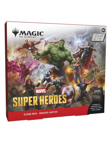 Magic the Gathering Marvel Super Heroes Scene Box Display (4) english