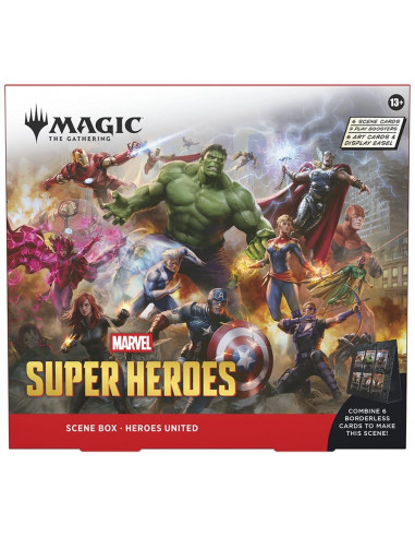 Magic the Gathering Marvel Super Heroes Scene Box Display (4) english