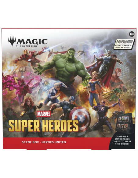 Magic the Gathering Marvel Super Heroes Scene Box Display (4) english