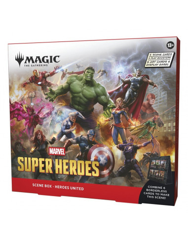 Magic the Gathering Marvel Super Heroes Scene Box Display (4) english