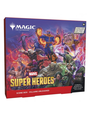 Magic the Gathering Marvel Super Heroes Scene Box Display (4) english
