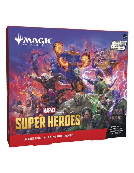 Magic the Gathering Marvel Super Heroes Scene Box Display (4) english