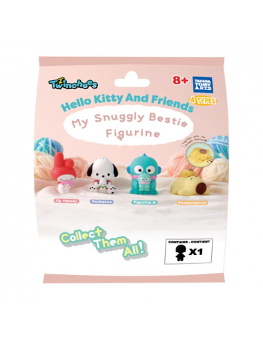 Sanrio Twinchees Mini Figures Hello Kitty & Friends My Cuddly Buddy 5 cm Blind Pack Display (24)