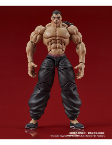 Baki Hanma Digaction Action Figure Retsu Kaioh 7 cm