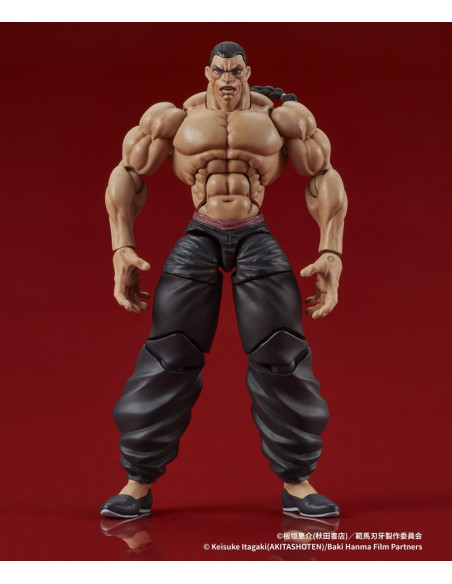 Baki Hanma Digaction Action Figure Retsu Kaioh 7 cm
