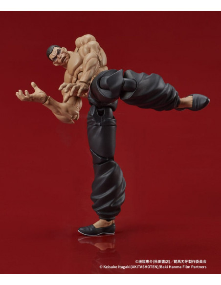 Baki Hanma Digaction Action Figure Retsu Kaioh 7 cm