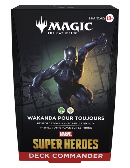 Magic the Gathering Marvel Super Heroes Commander Decks Case (4) french
