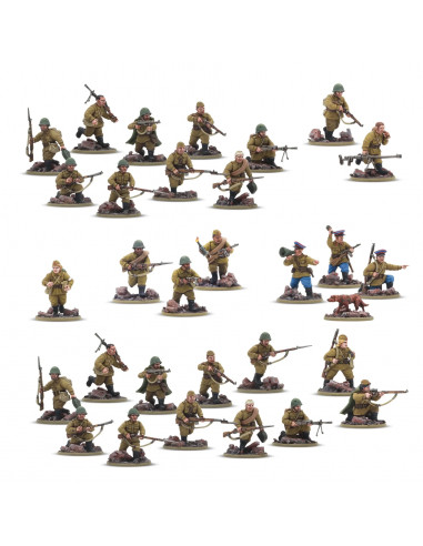 BOLT ACTION SOVIET ARMY INFANTRY PLATOON