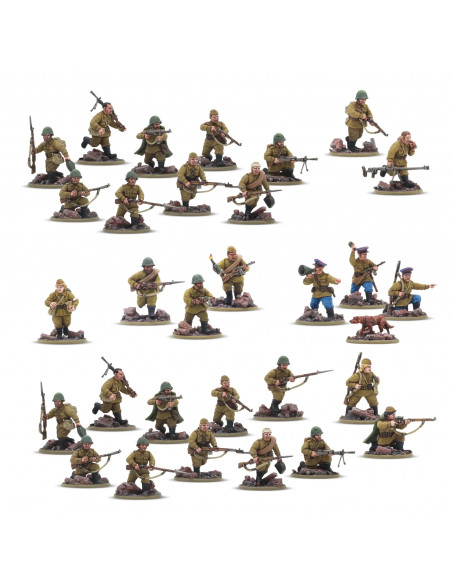 BOLT ACTION SOVIET ARMY INFANTRY PLATOON