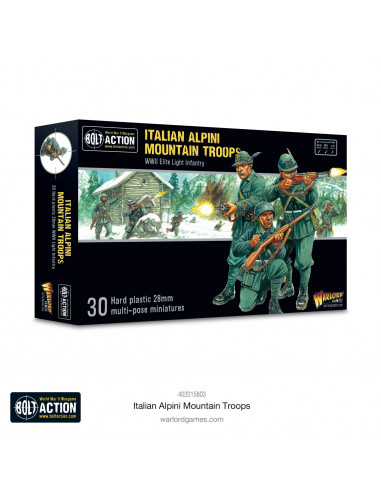 BOLT ACTION ALPINI MOUNTAIN TROOPS PLASTIC BOX SET
