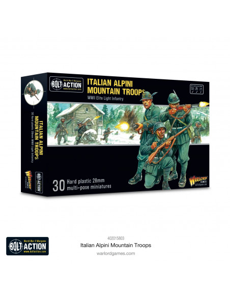 BOLT ACTION ALPINI MOUNTAIN TROOPS PLASTIC BOX SET
