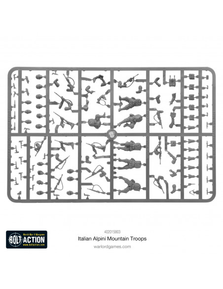 BOLT ACTION ALPINI MOUNTAIN TROOPS PLASTIC BOX SET
