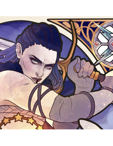 Critical Role Art Print Ashley Johnson: 10th Anniversary Art Nouveau Illustrations 46 x 28 cm - unframed