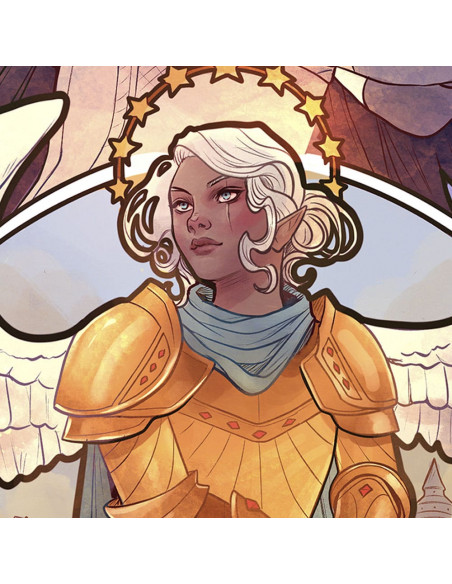 Critical Role Art Print Ashley Johnson: 10th Anniversary Art Nouveau Illustrations 46 x 28 cm - unframed