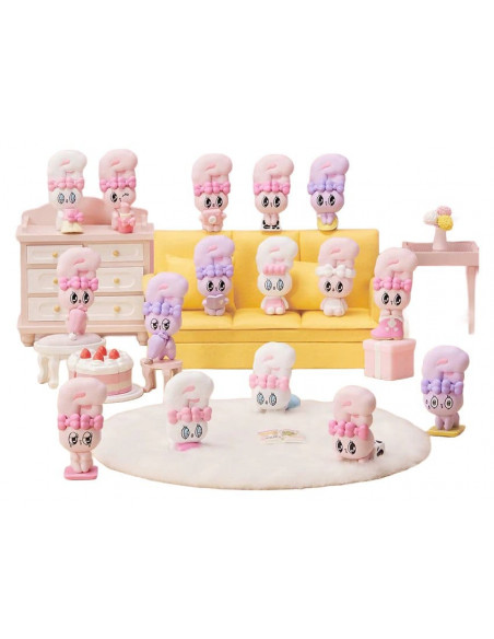 Esther Bunny Blind Box Mini Figures Little Vlog Bunny Face Series 6 cm Display (6)