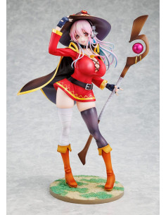 Super Sonico x Konosuba PVC Statue 1/7 Super Sonico Megumin collaboration Ver. 25 cm