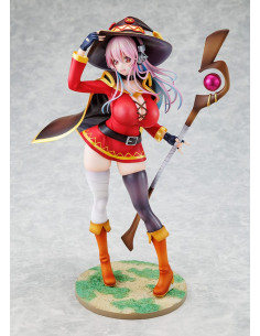 Super Sonico x Konosuba PVC Statue 1/7 Super Sonico Megumin collaboration Ver. 25 cm 2