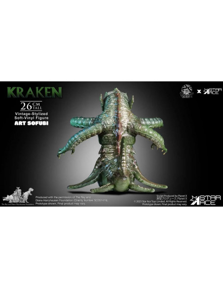 RAY HARRYHAUSEN KRAKEN VINTAGE-STYLIZED SOFT-VINYL STATUE