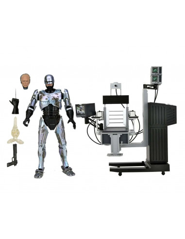 ULTIMATE ROBOCOP BATTLE DAMAGED W/ CHAIR