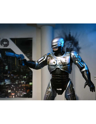 ULTIMATE ROBOCOP BATTLE DAMAGED W/ CHAIR