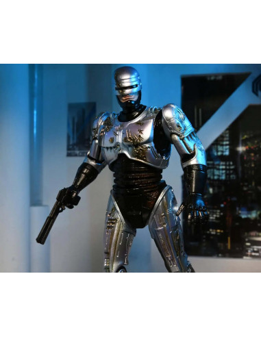 ULTIMATE ROBOCOP BATTLE DAMAGED W/ CHAIR