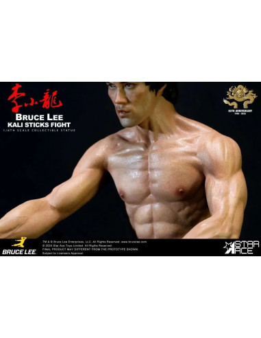 BRUCE LEE KALI STICKS FIGHT NORMAL BASEMENT VER. STATUE