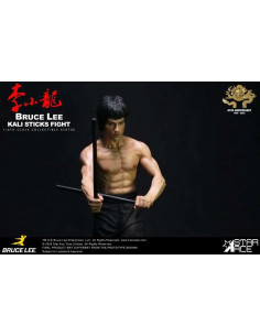BRUCE LEE KALI STICKS FIGHT DELUXE BASEMENT VER. STATUE 2