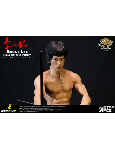 BRUCE LEE KALI STICKS FIGHT DELUXE BASEMENT VER. STATUE