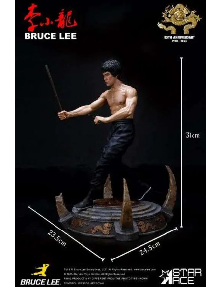 BRUCE LEE KALI STICKS FIGHT DELUXE BASEMENT VER. STATUE