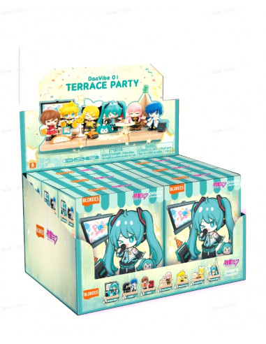 HATSUNE MIKU TERRACE PARTY DAA VIBE MODEL KIT BLID BOX SET (6)