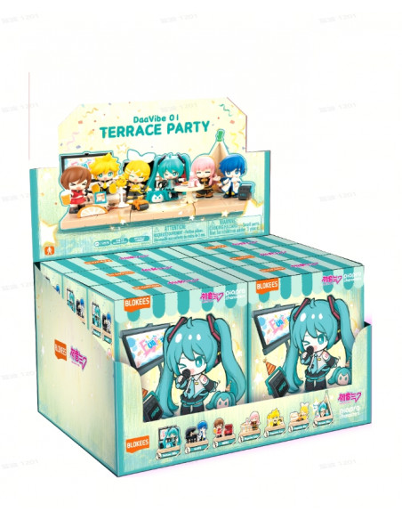 HATSUNE MIKU TERRACE PARTY DAA VIBE MODEL KIT BLID BOX SET (6)