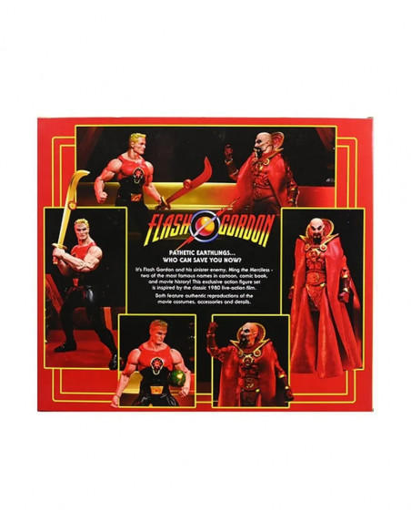 KING FEATURES FLASH GORDON & MING SDCC 2021 2PACK ACTION FIGURE
