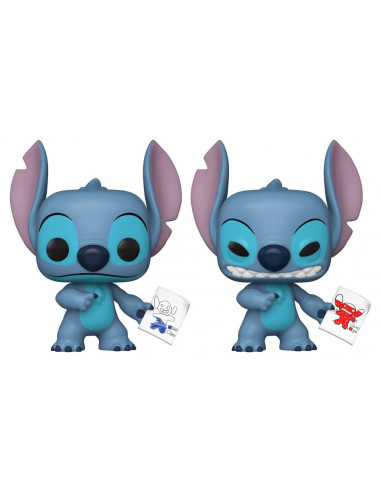 Lilo & Stitch POP! Vinyl Figure Stitch with Mood Chart w/Chase 9 cm Assortment (6)