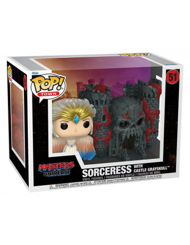 Masters of the Universe (2026) POP! Town Vinyl Figure Sorceress w/Castle Grayskull 9 cm