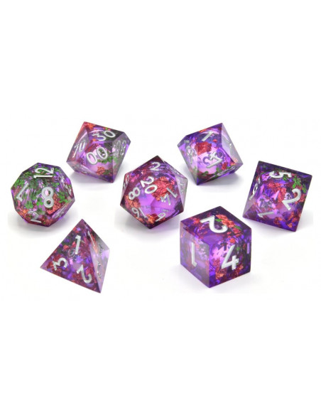 CritStones Liquid Core Dice Set Herbalist's Dream (7)
