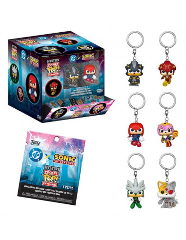 Sonic the Hedgehog POP! Vinyl Keychains 4 cm Display (12)