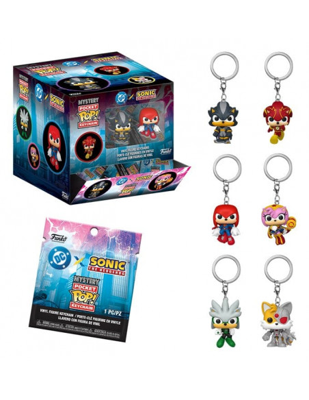 Sonic the Hedgehog POP! Vinyl Keychains 4 cm Display (12)